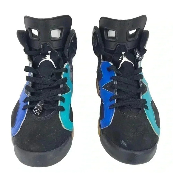 NIKE AIR JORDAN 6 VI RETRO OREO CUSTOM SNEAKERS 384664-101 MENS SIZE 11 $890 - Picture 10 of 16